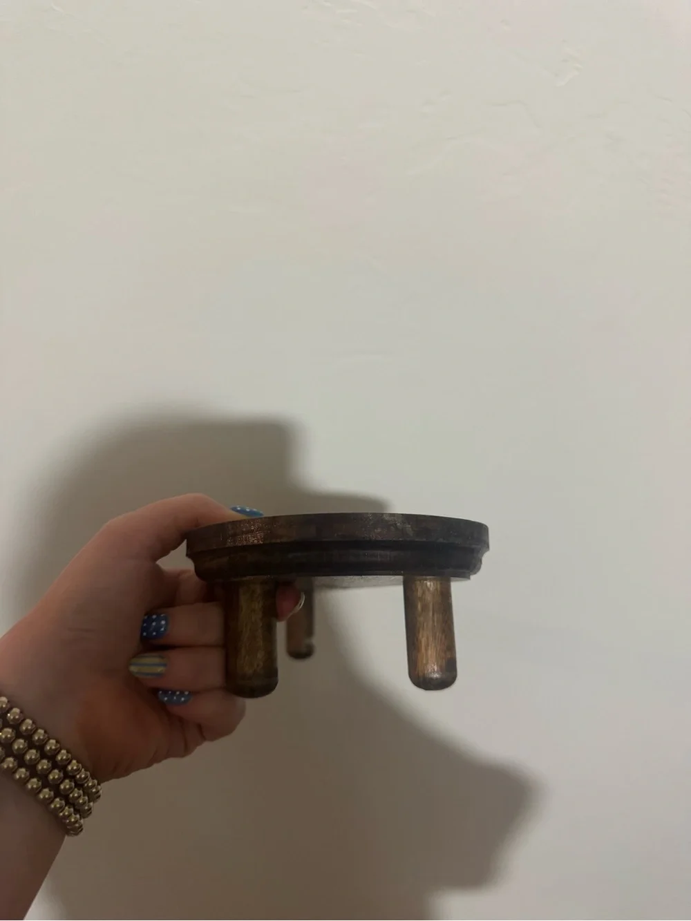 Vintage Wooden Adjustable Plate Holders Wall Mounted Hard to Find Cottage Core